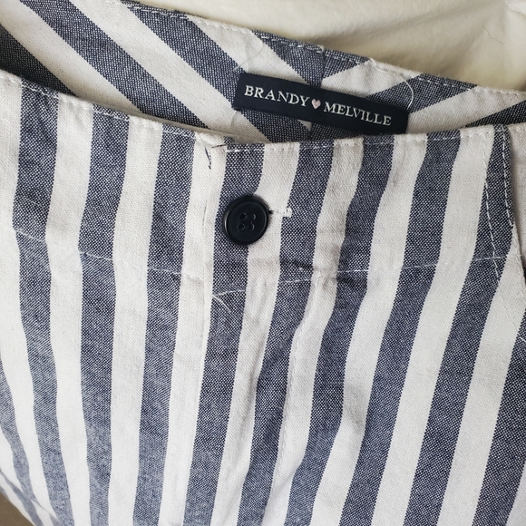 Brandy Melville striped chambray skirt size 2/S - Picture 3 of 4